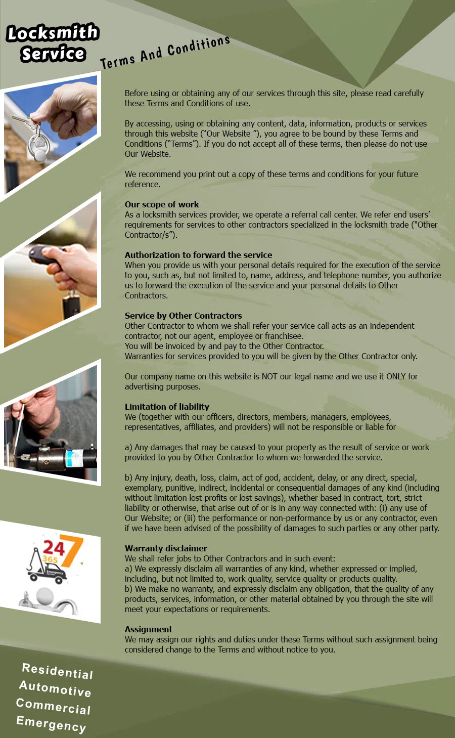 Arlington Expert Locksmith, Arlington, TX 972-810-6768 - terms-ls